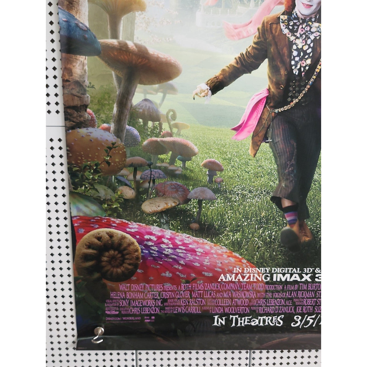 Alice In Wonderland -2010- Original 27x40 Movie Poster- Final Style-Johnny Depp