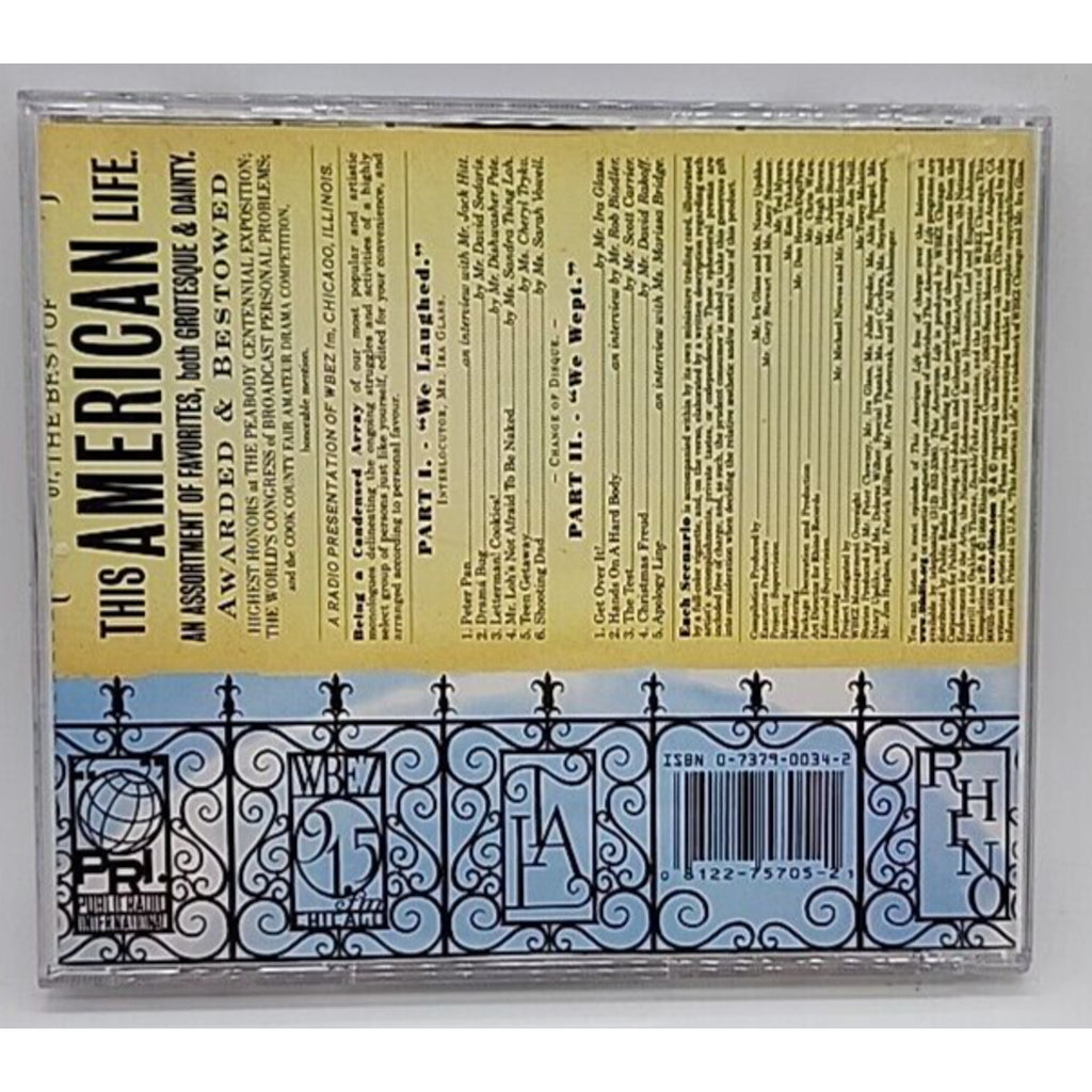 This American Life-Lies Sissie by Various (CD, 1999)