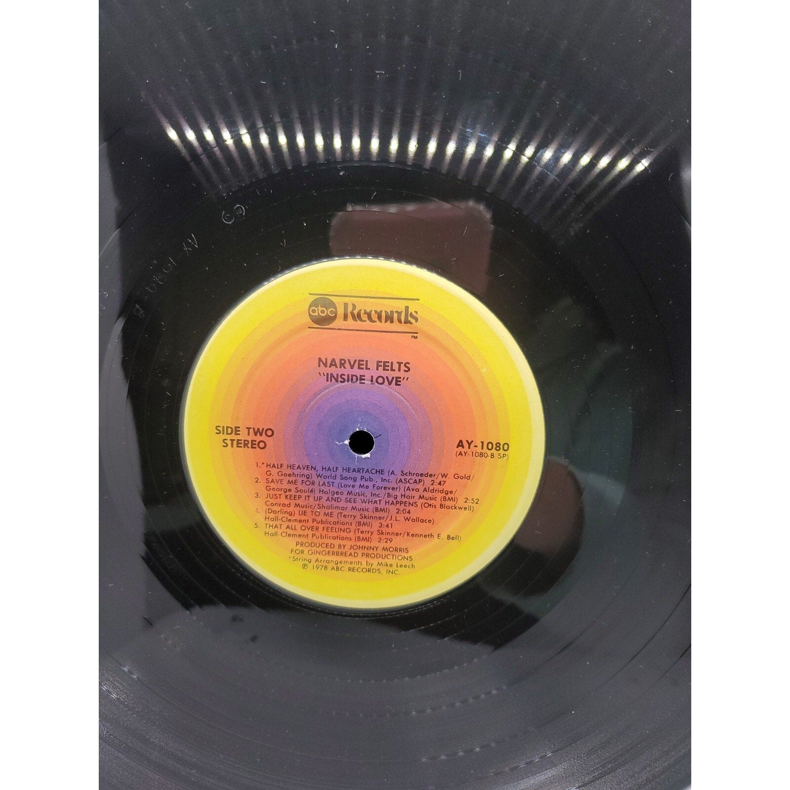 Narvel Felts: Inside Love ABC (Record)