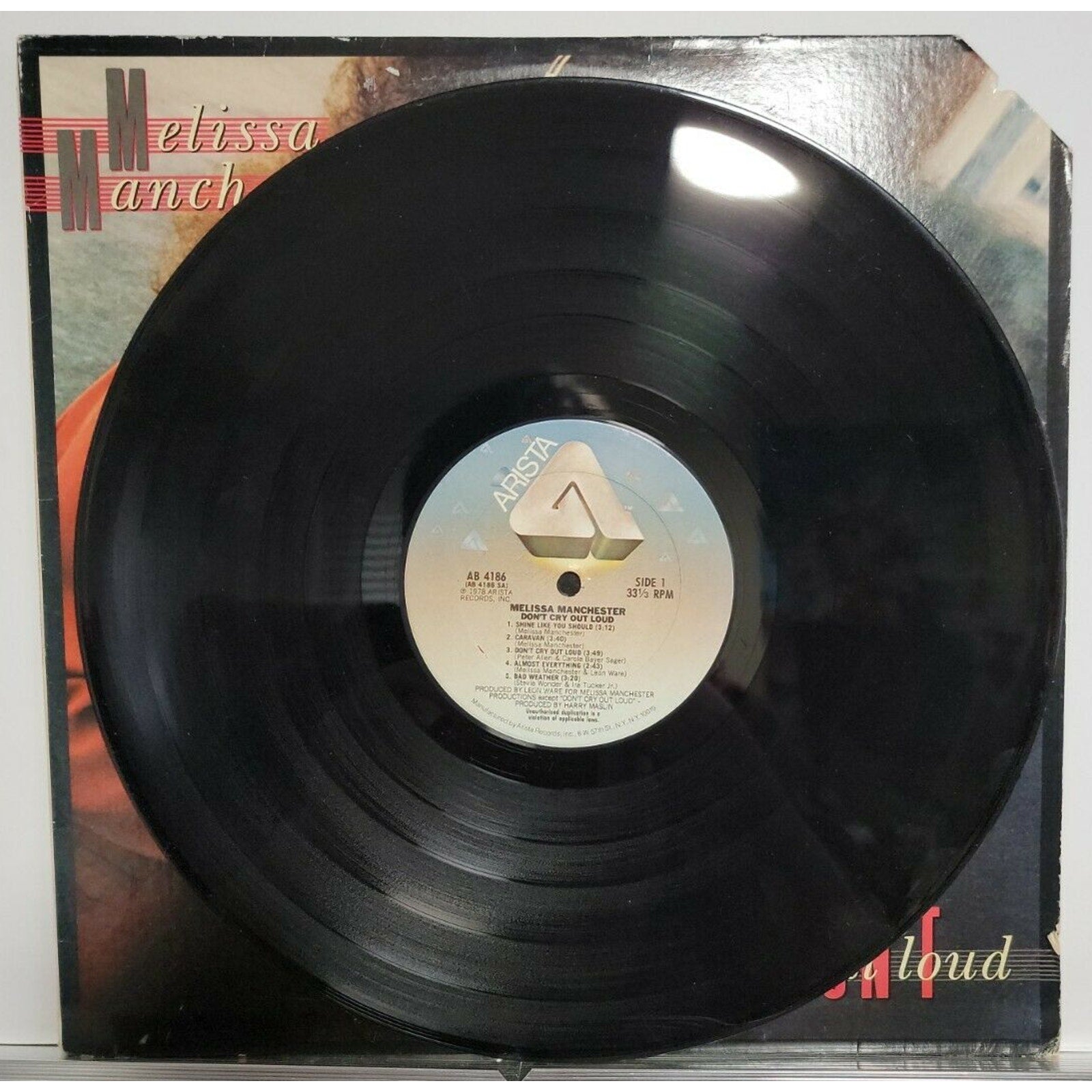 Melissa Manchester – Don't Cry Out Loud (Vinyl)