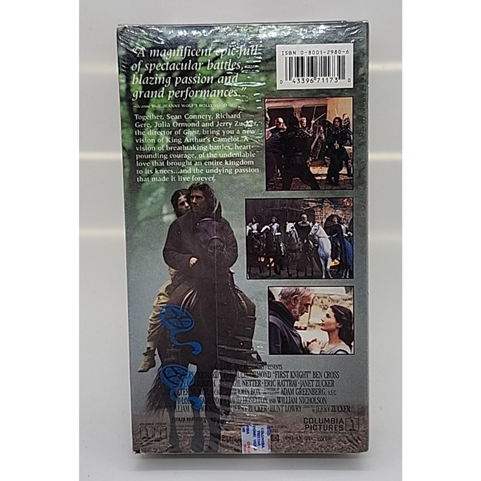 First Knight (VHS, 1995, Closed Captioned) *Brand New*