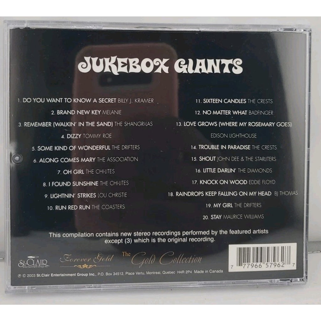 Jukebox Giants by Various The Gold Collection (CD, 2004)