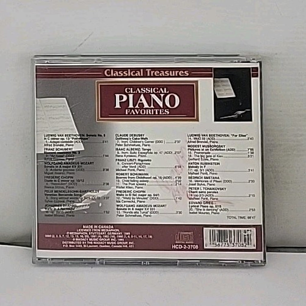 Classical Piano Favorites by Classical Piano Favorites (CD, 1997)