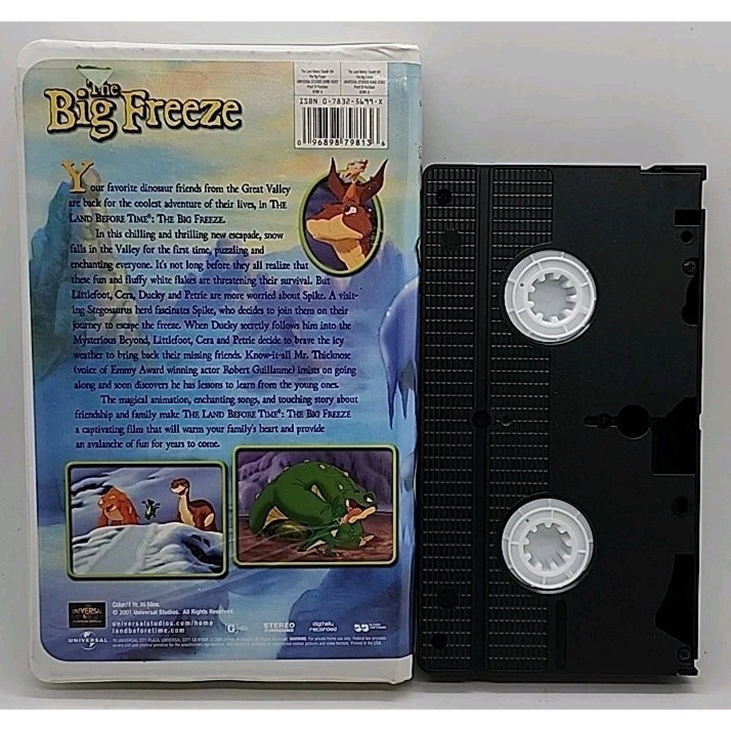 The Land Before Time VIII: The Big Freeze (VHS, 2001, Spanish Dubbed Clamshell)