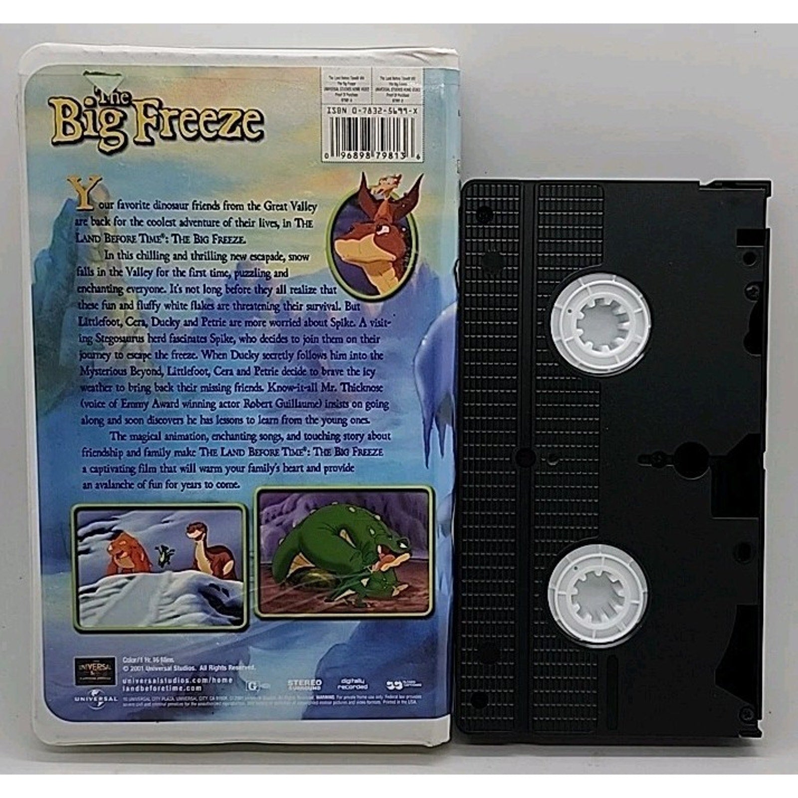 The Land Before Time VIII: The Big Freeze (VHS, 2001, Spanish Dubbed Clamshell)