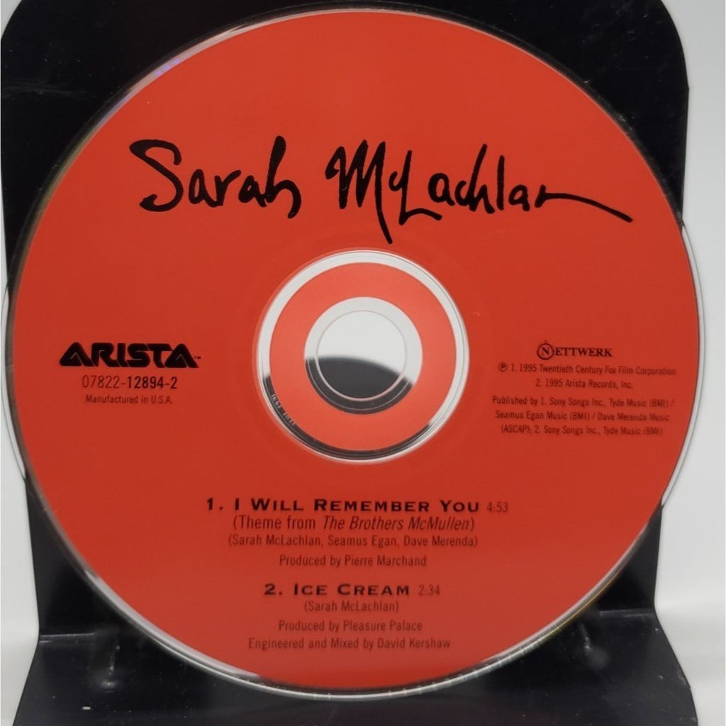 I Will Remember You [Single] by Sarah McLachlan (CD, Sep-1995, Arista)
