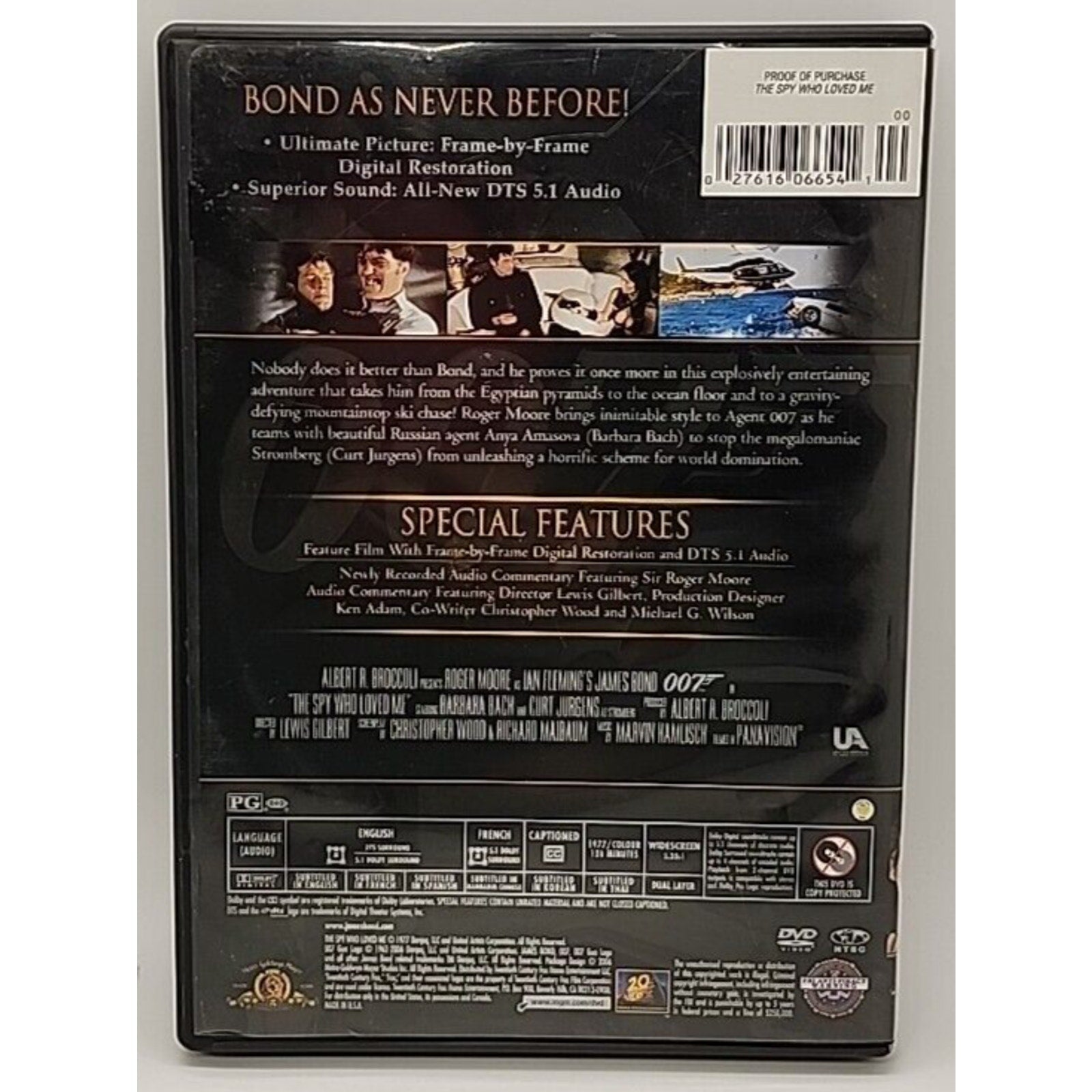 The Spy Who Loved Me (DVD, 1977)