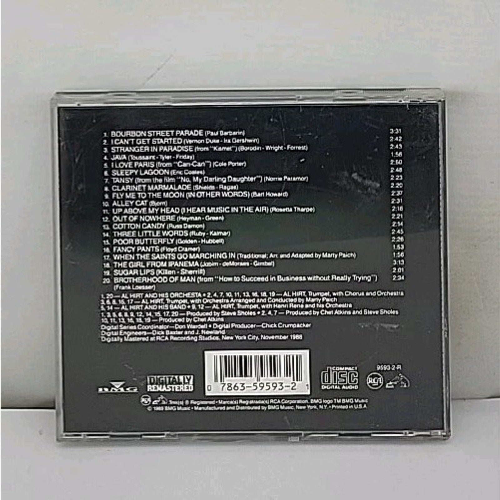 All-Time Greatest Hits, Vol. 1 by Al Hirt (CD, Jan-1989, RCA)