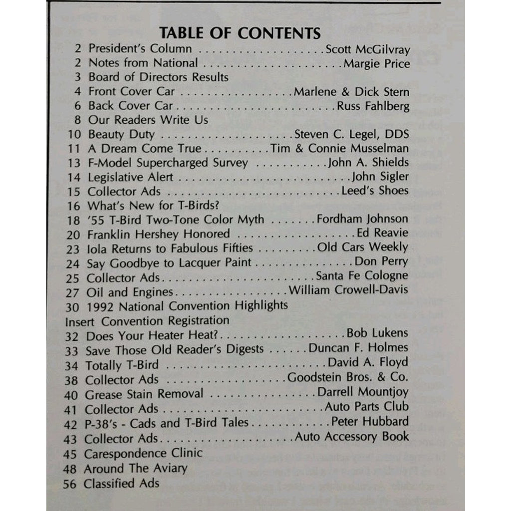 Early Bird Magazine January-February 1992