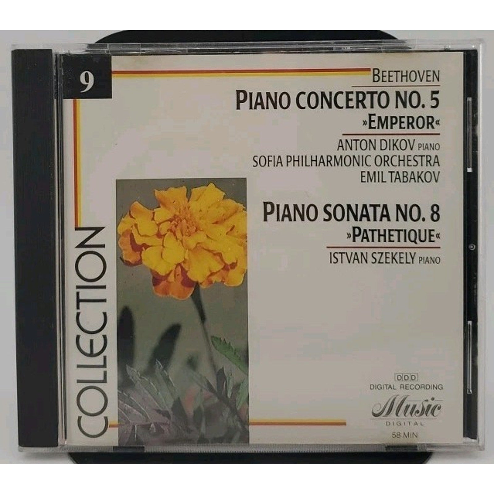 Beethoven - Piano Concerto No. 5 "Emperor" & Piano Sonata No. 8 (CD, 1990s)