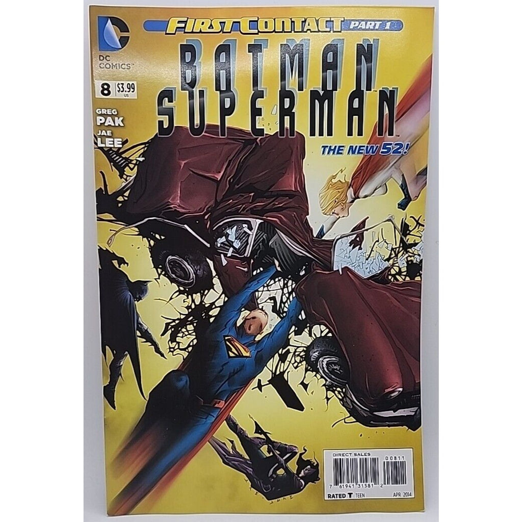 Batman Superman Comic - The New 52! - No 8 DC Comic