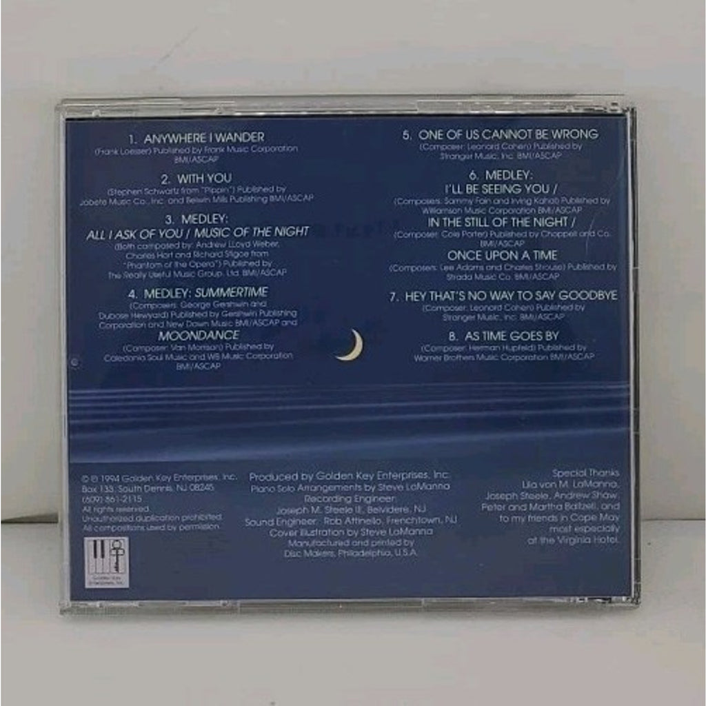 Ivory Moon: Evenings In Cape May Piano Solos By Steve LaManna CD 1994 Golden Key