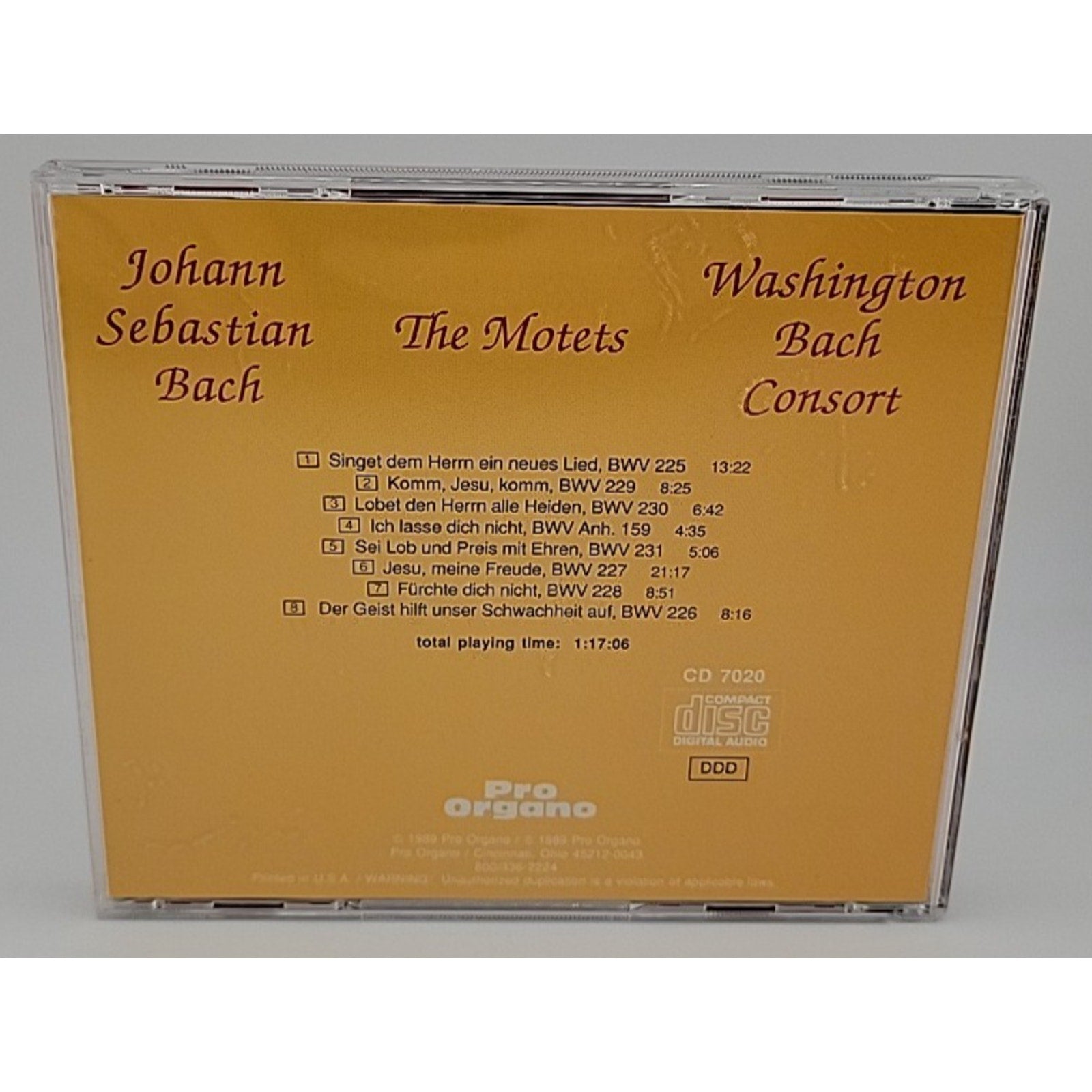 Johann Sebastian Bach: The Motets (CD)