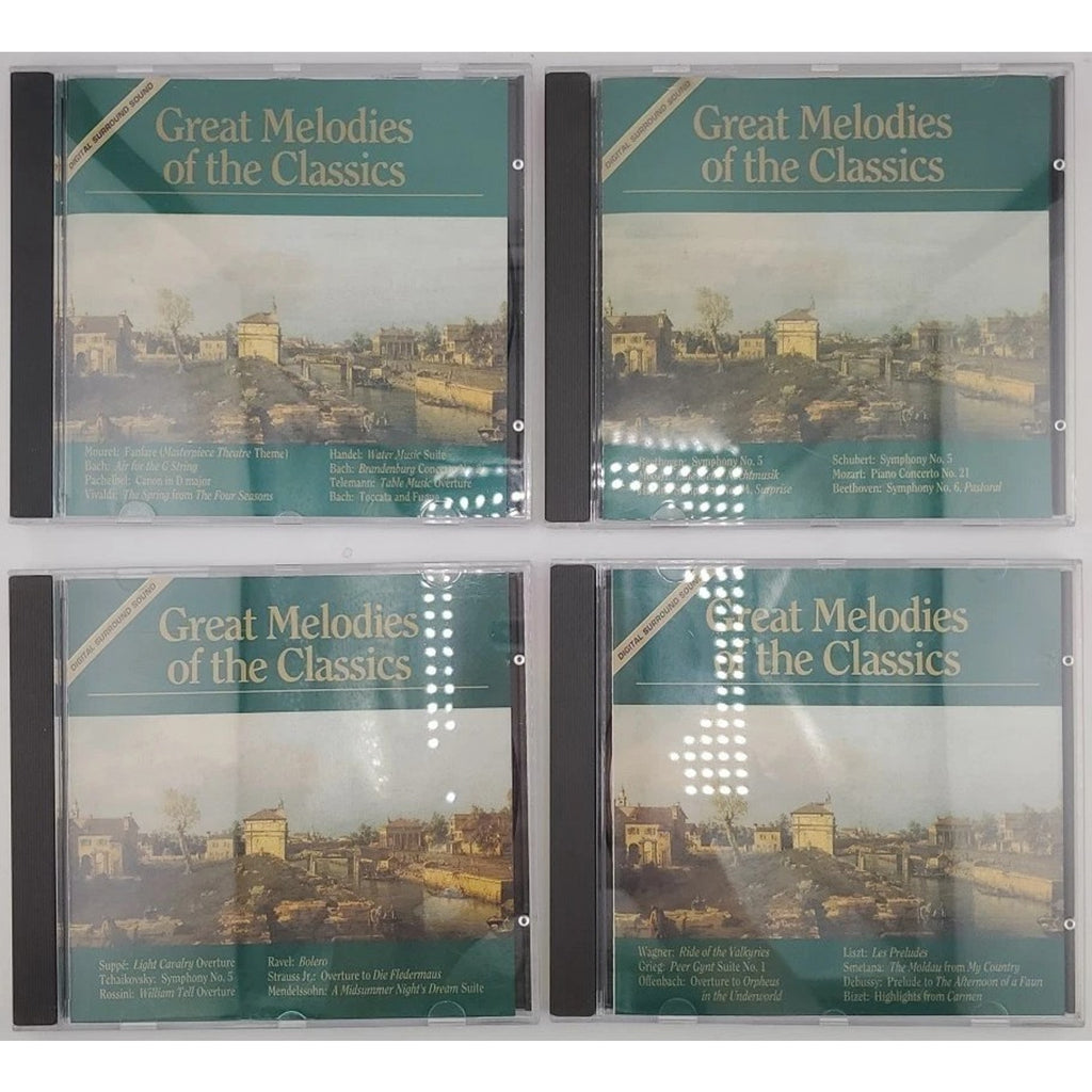 Great Melodies of the Classics by Various Artists /CD, Oct-1994, 4 Discs,