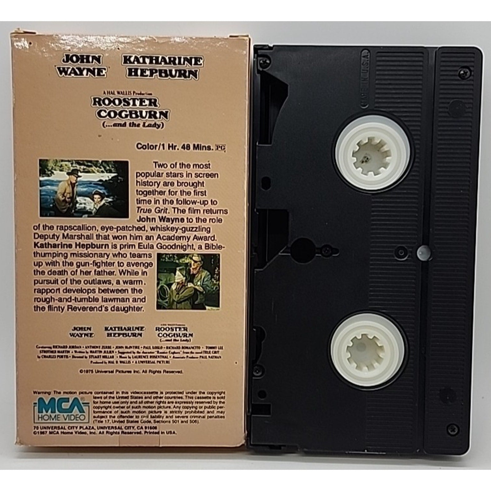 Rooster Corburn …and The Lady 1975 VHS MCA