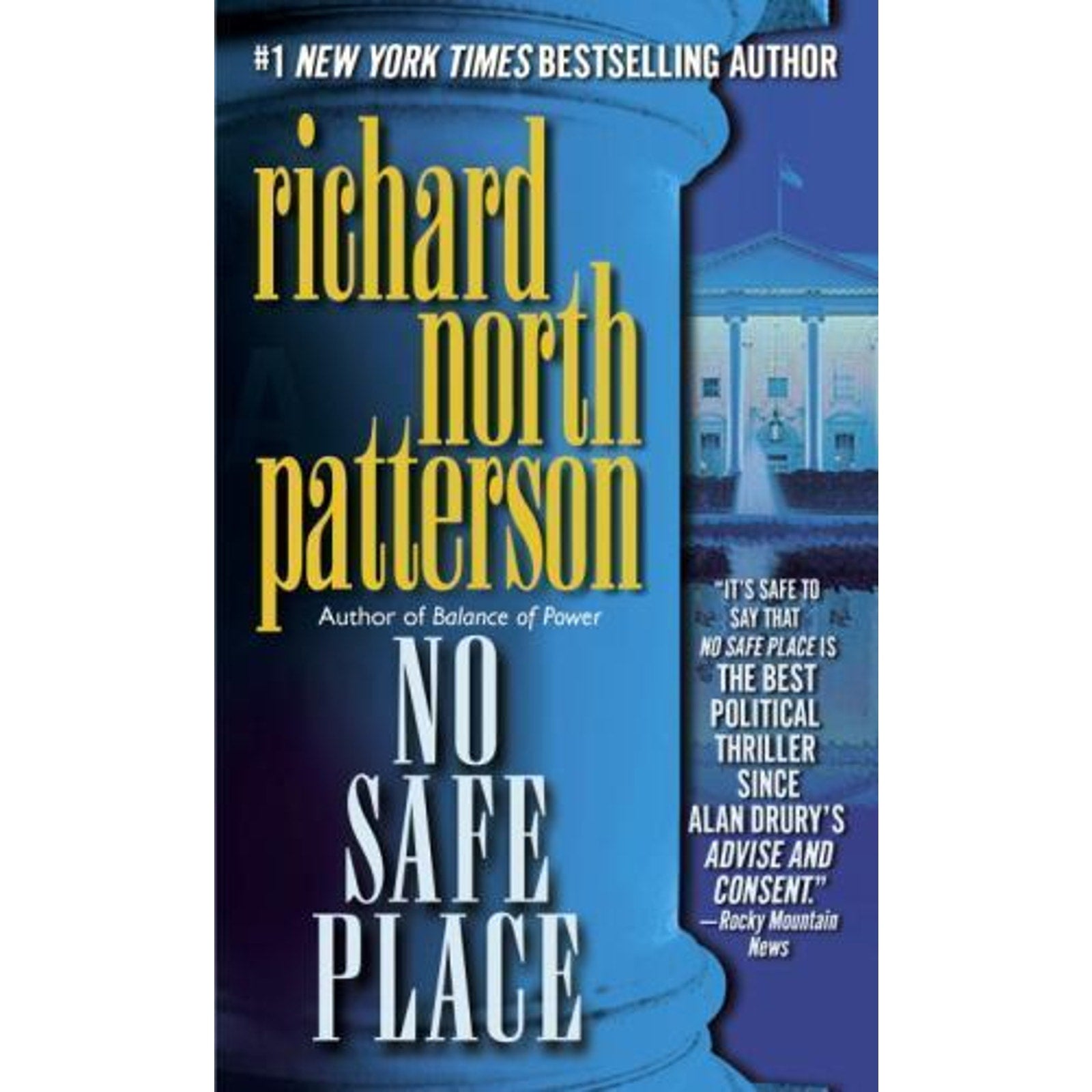 Kerry Kilcannon: No Safe Place Vol. 2 by Richard North Patterson (1999, Paperba…