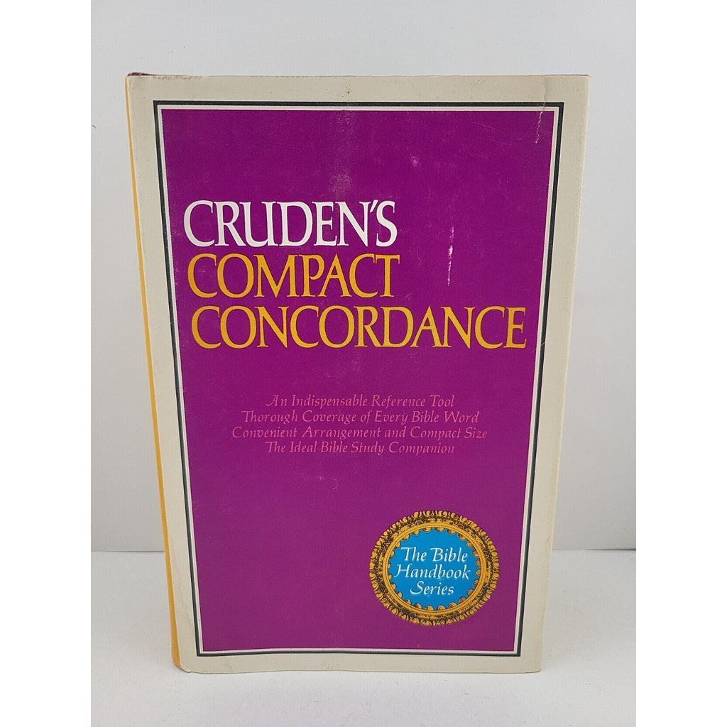 Cruden's Compact Concordance (Hardcover) Zondervan Bible Handbook Series 1978
