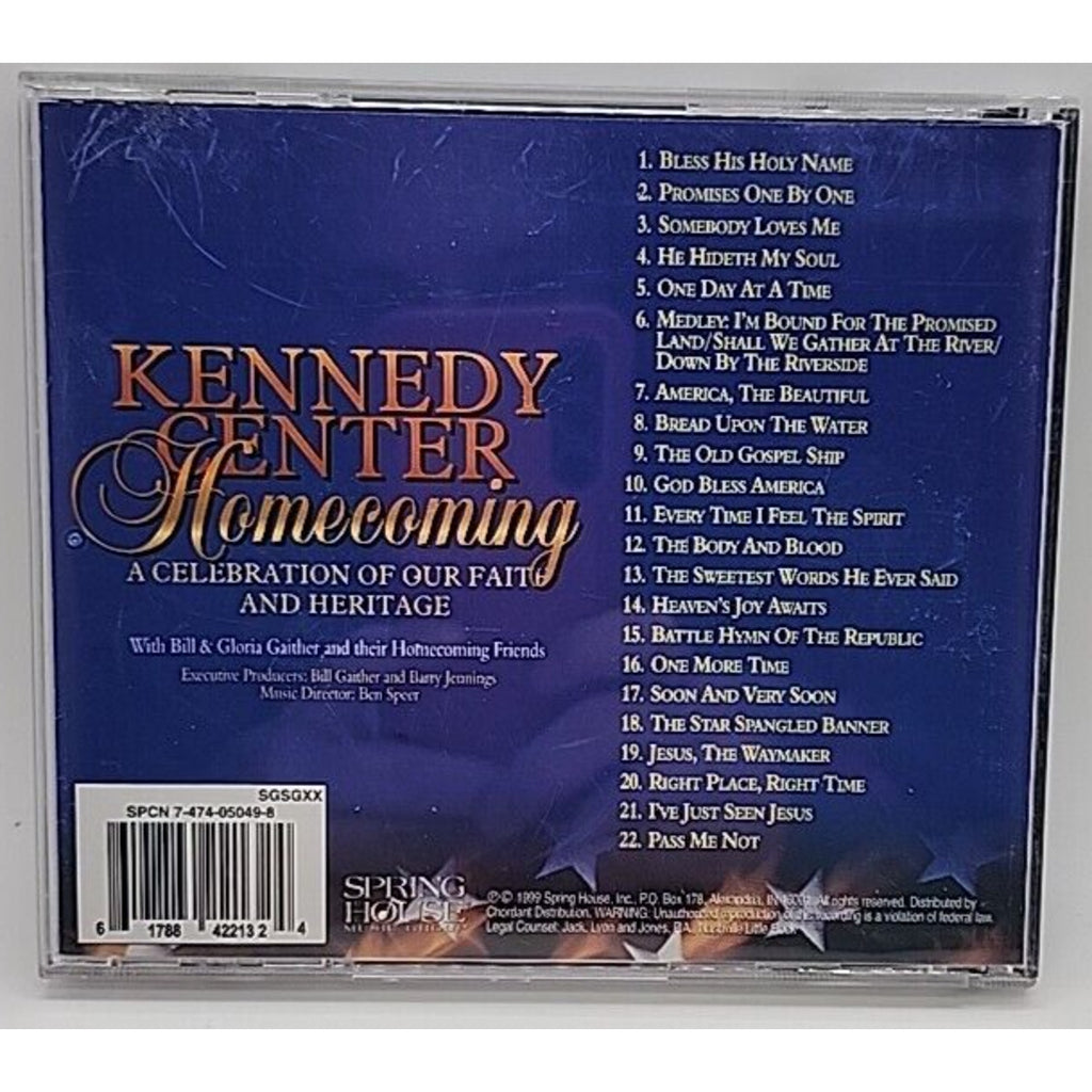 Kennedy Center Homecoming by Bill & Gloria Gaither (Gospel) (CD)