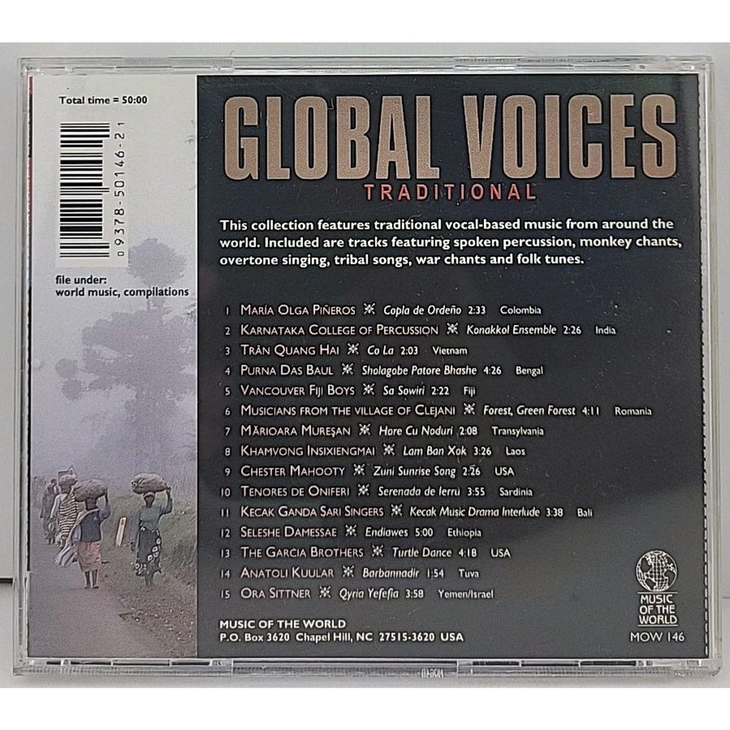 Traditional Global Voices by Various Artists (CD, Mar-2000, Music Of The World)