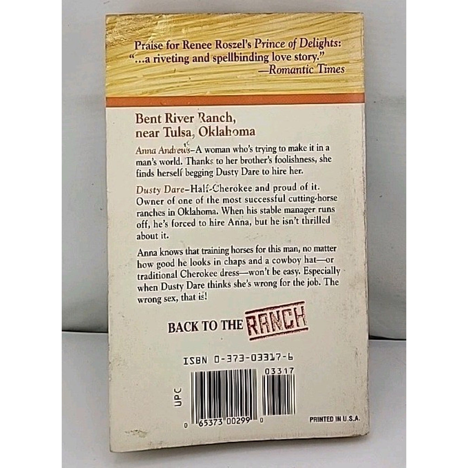 Dare to Kiss a Cowboy by Renee Roszel (1994, Mass Market)
