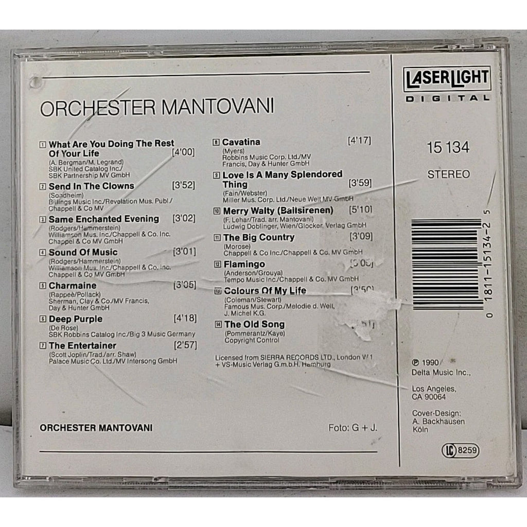 Golden Instrumental by Mantovani (CD, 1990)