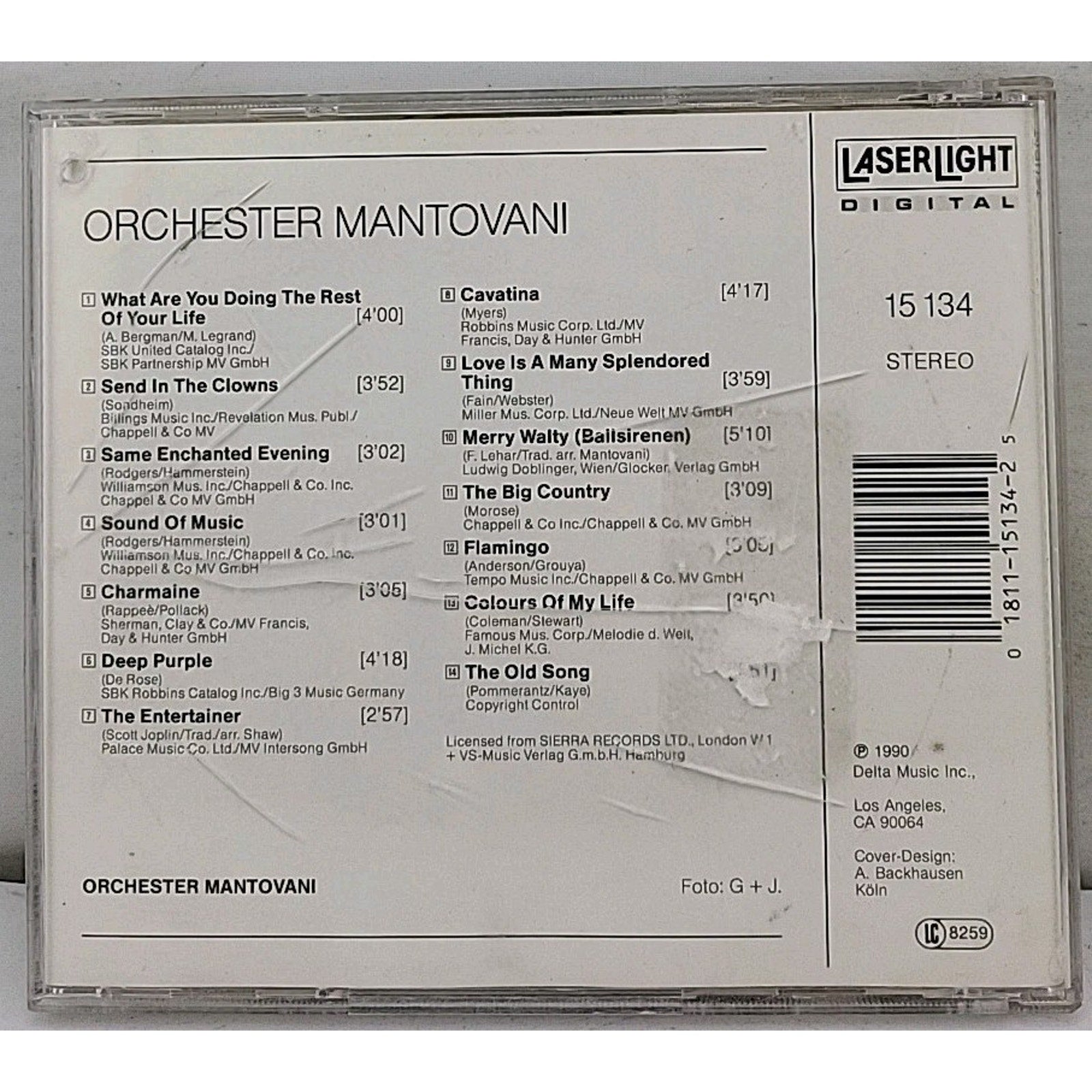 Golden Instrumental by Mantovani (CD, 1990)