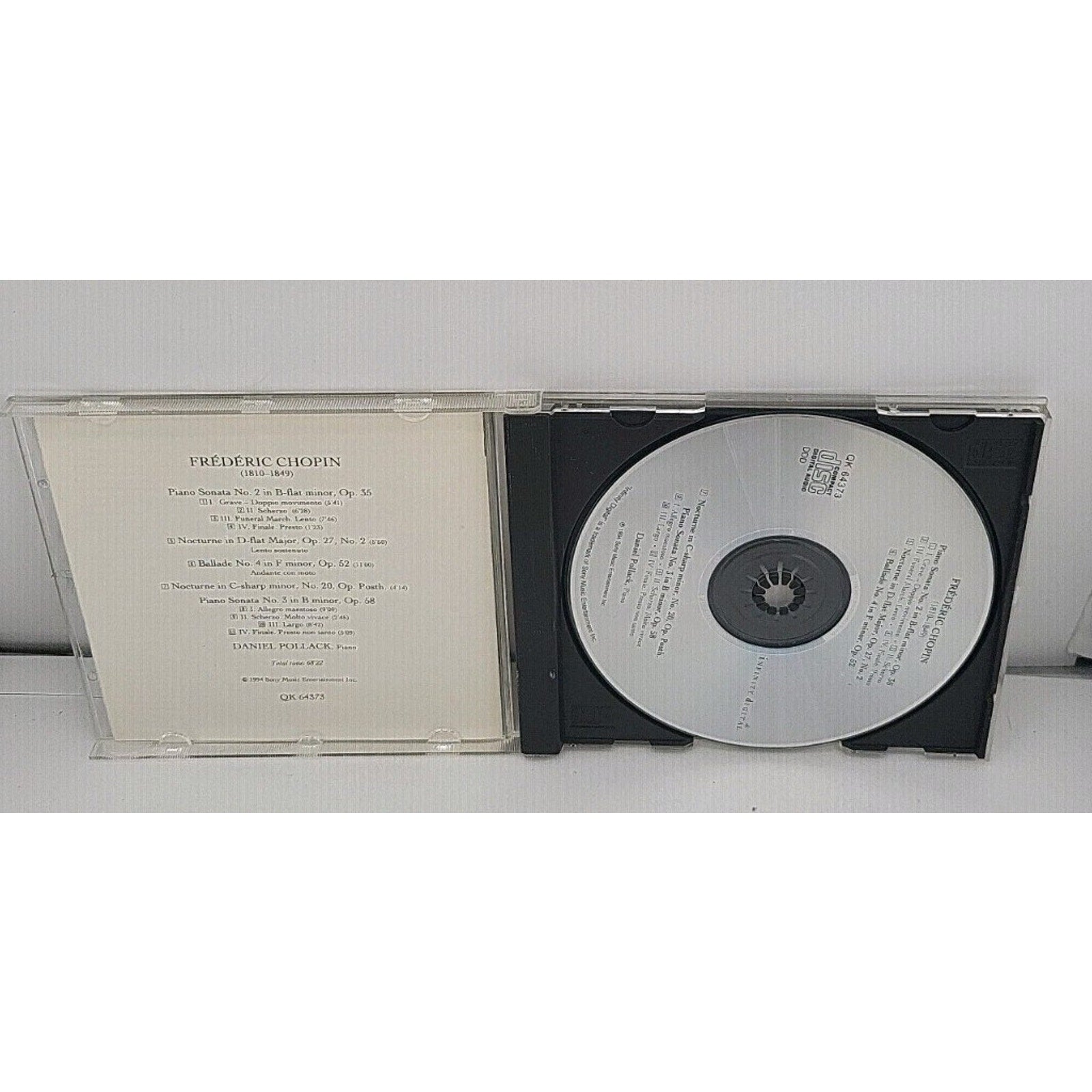 Piano Sonatas / Nocturnes by Daniel Pollack (CD, 1994)