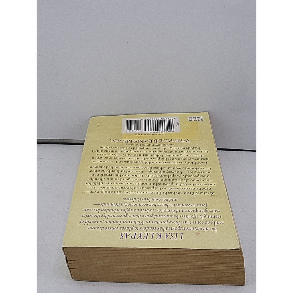 Where Dreams Begin by Lisa Kleypas (2000, Mass Market) 1st Edition Stepback