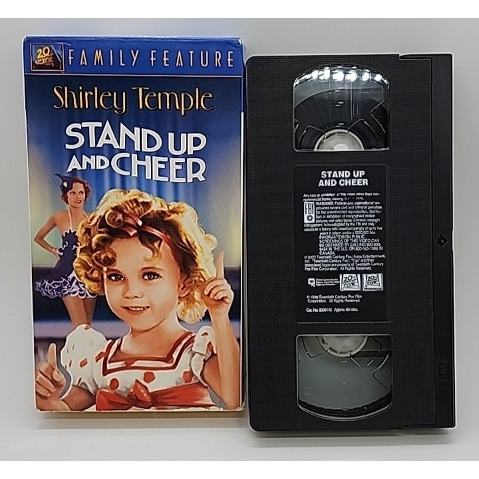 Stand Up and Cheer Shirley Temple (VHS, 2003)