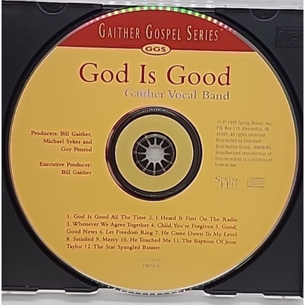 God is Good by Gaither Vocal Band (CD, 1999)