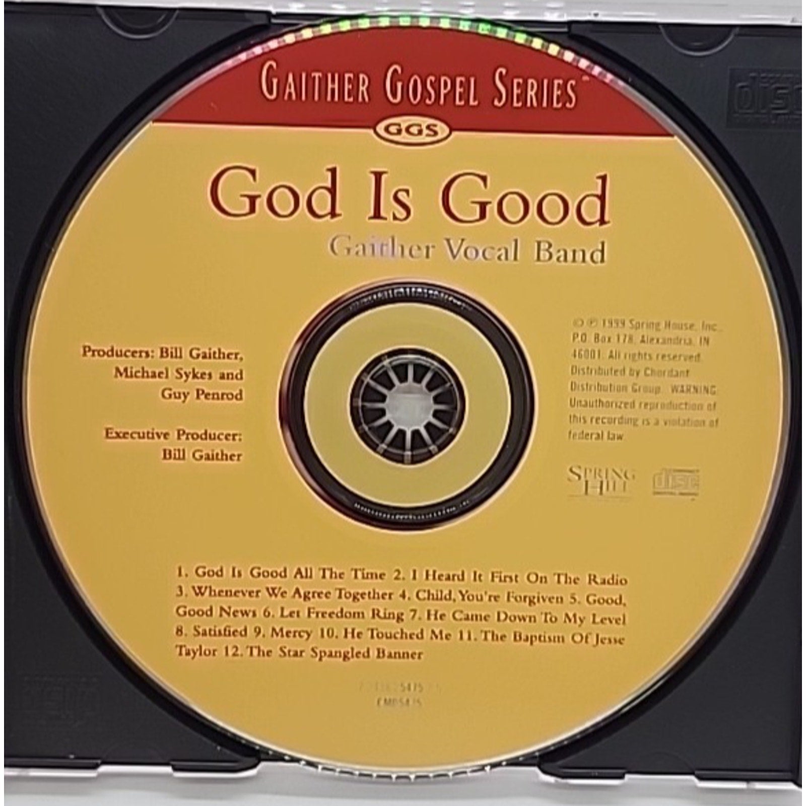 God is Good by Gaither Vocal Band (CD, 1999)