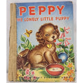 1948 Peppy The Lonely Little Puppy by Frieda Friedman, A Rand McNally Elf Book