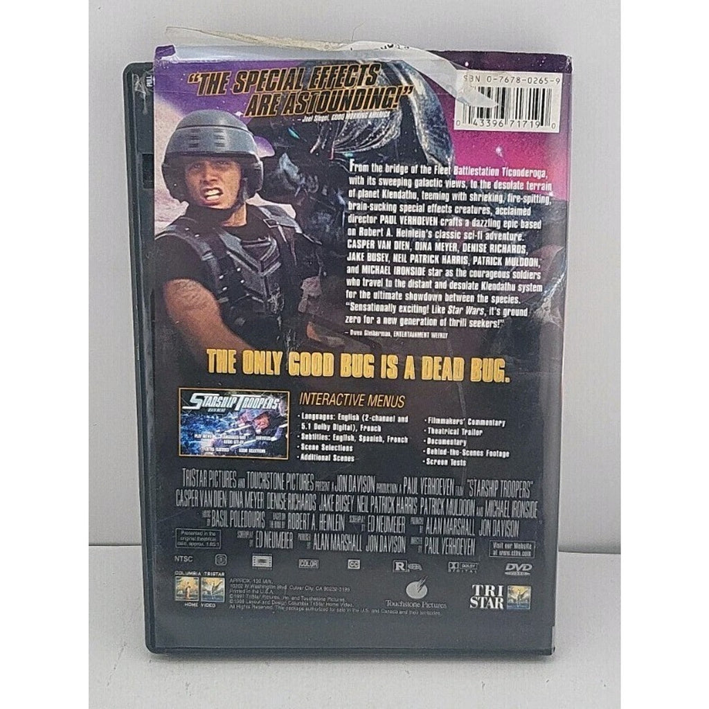 Starship Troopers (DVD, 1997)