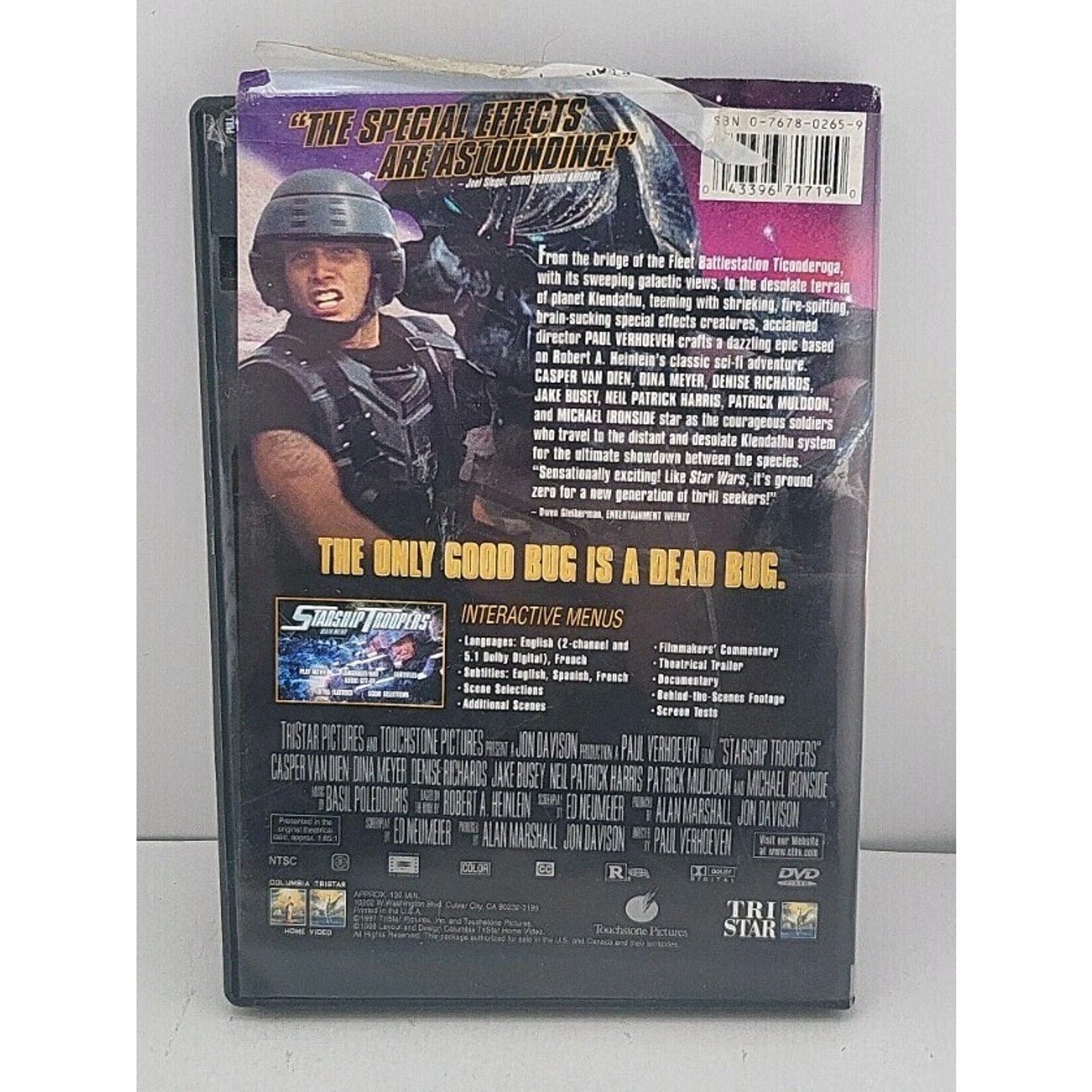 Starship Troopers (DVD, 1997)