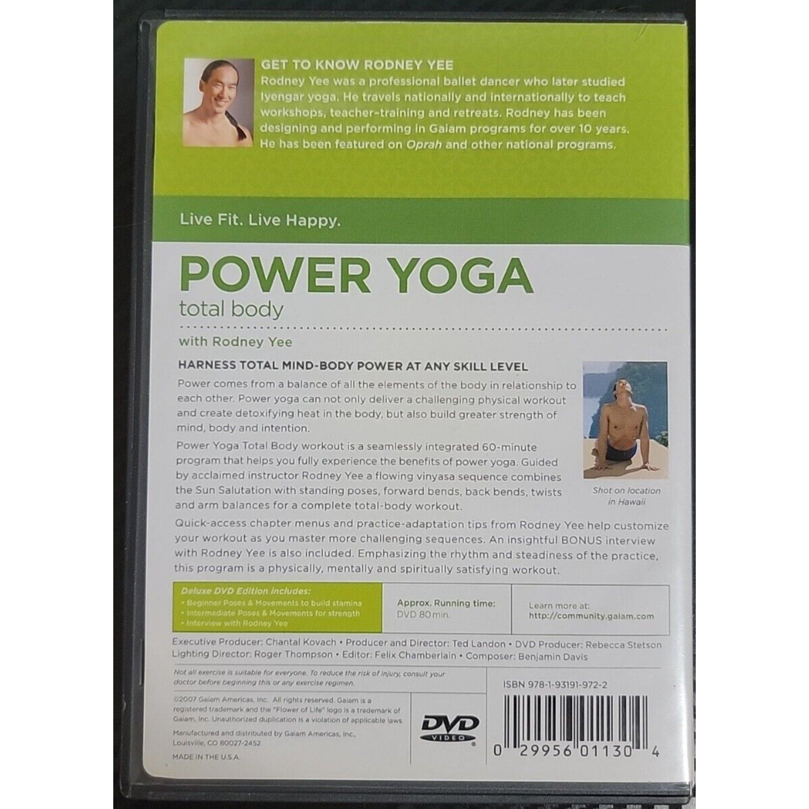 Power Yoga - Total Body (DVD, 2003)
