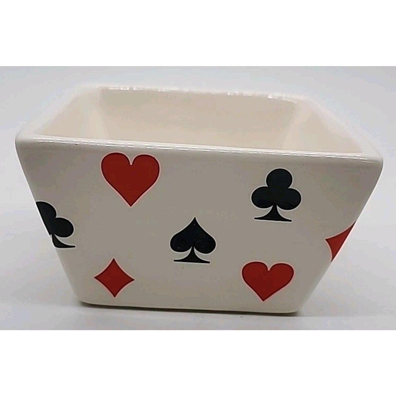 4 Piece Card Bowl Set WMG 06 Serving Bowls Las Vegas Gambler Style