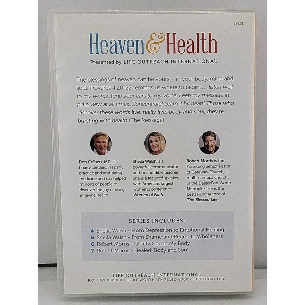 Heaven & Health - Life Outreach International (DVD, Discs 4-6 Only)