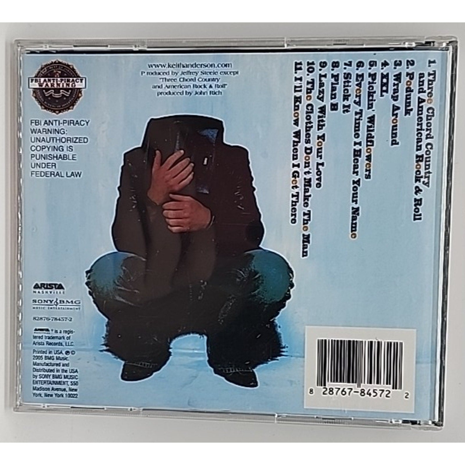 Three Chord Country & American Rock & Roll by Keith Anderson (CD, 2005)