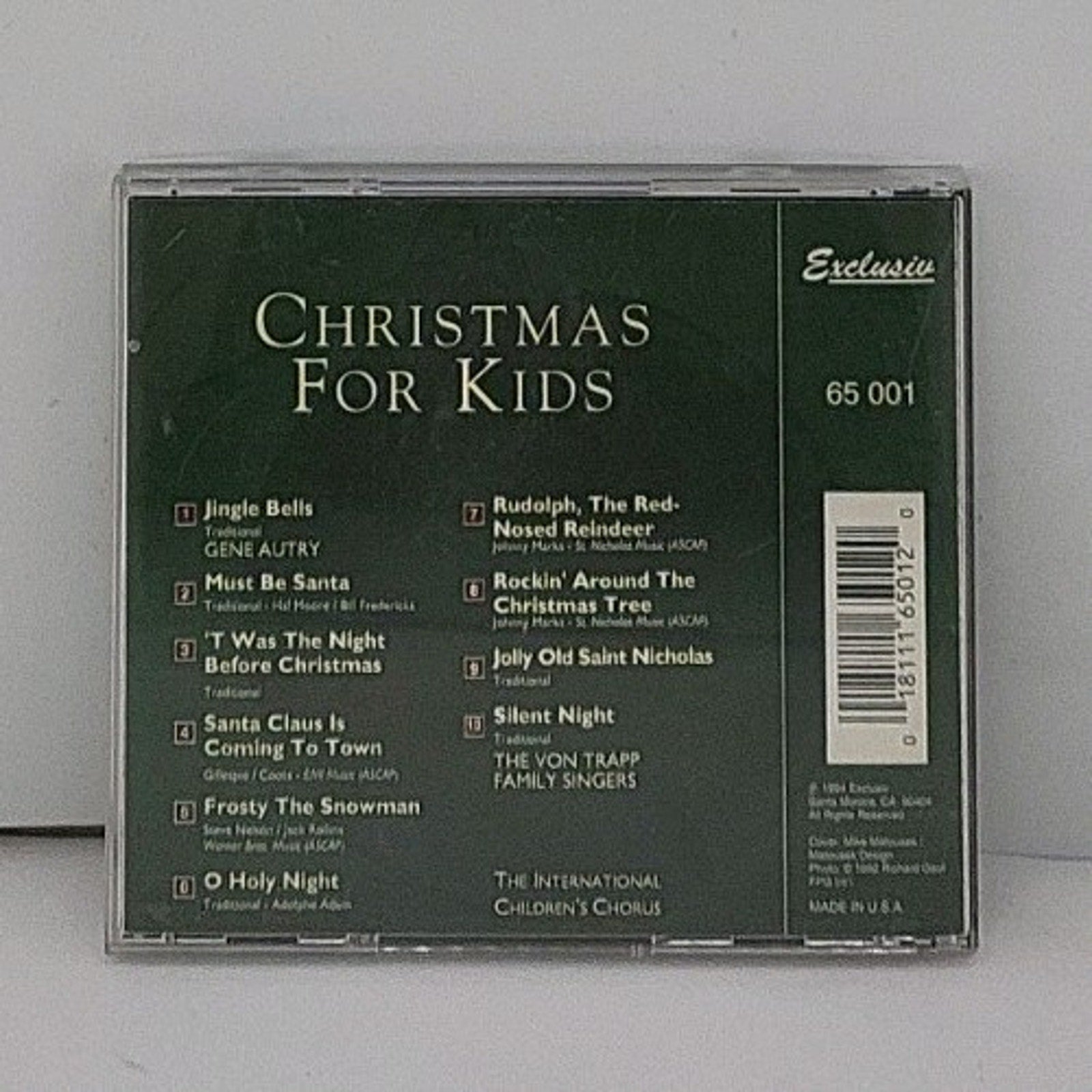 Christmas for Kids [Exclusiv] by International Children's Chorus (CD, Aug-2000,