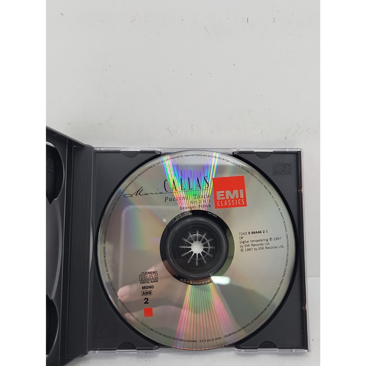Tosca-Comp Opera by Georges PR Tre (CD, 1998)