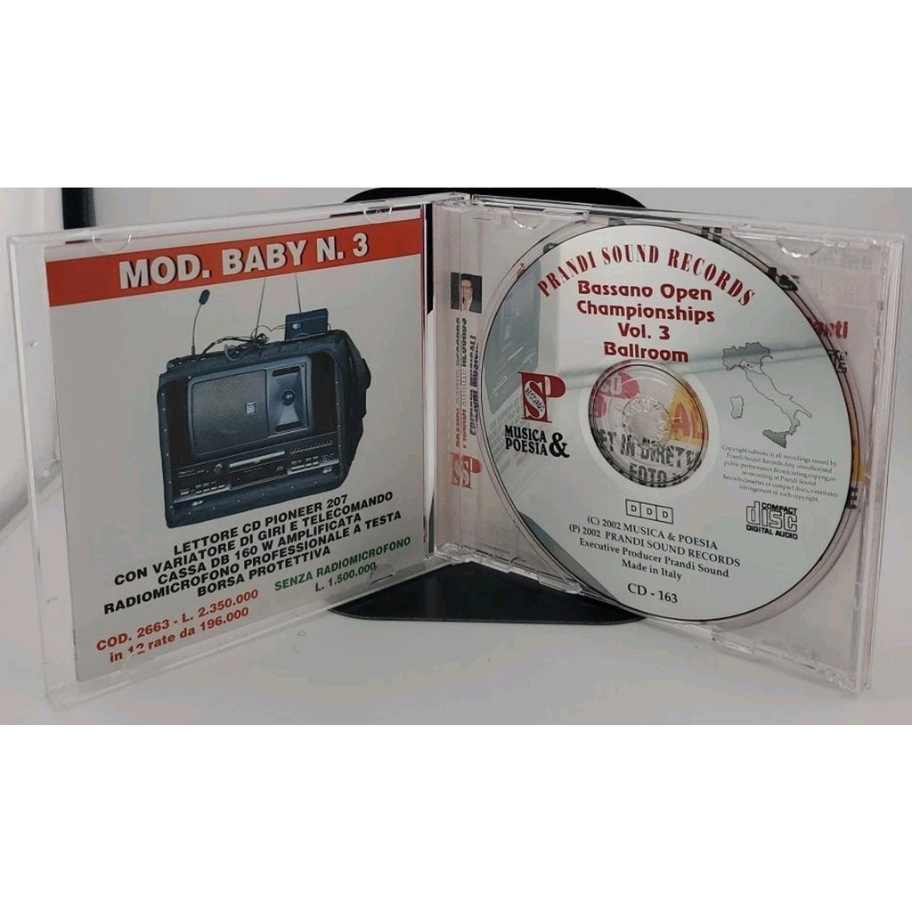 Bassano Open Vol. 3 - Ballroom CD - Prandi Sound Records