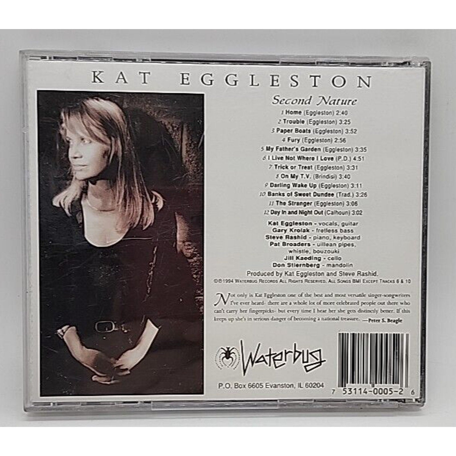 Second Nature by Kat Eggleston (CD, 1995)