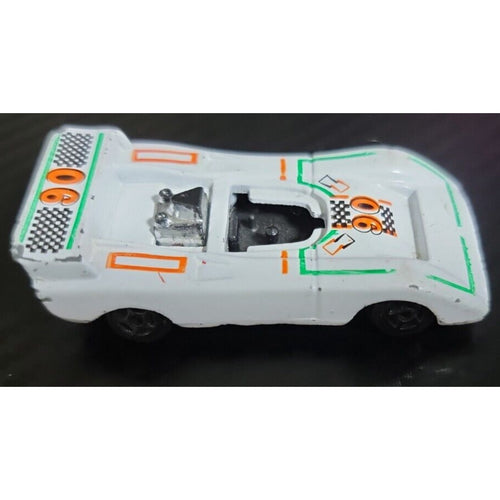 #90 Race White Die Cast Car