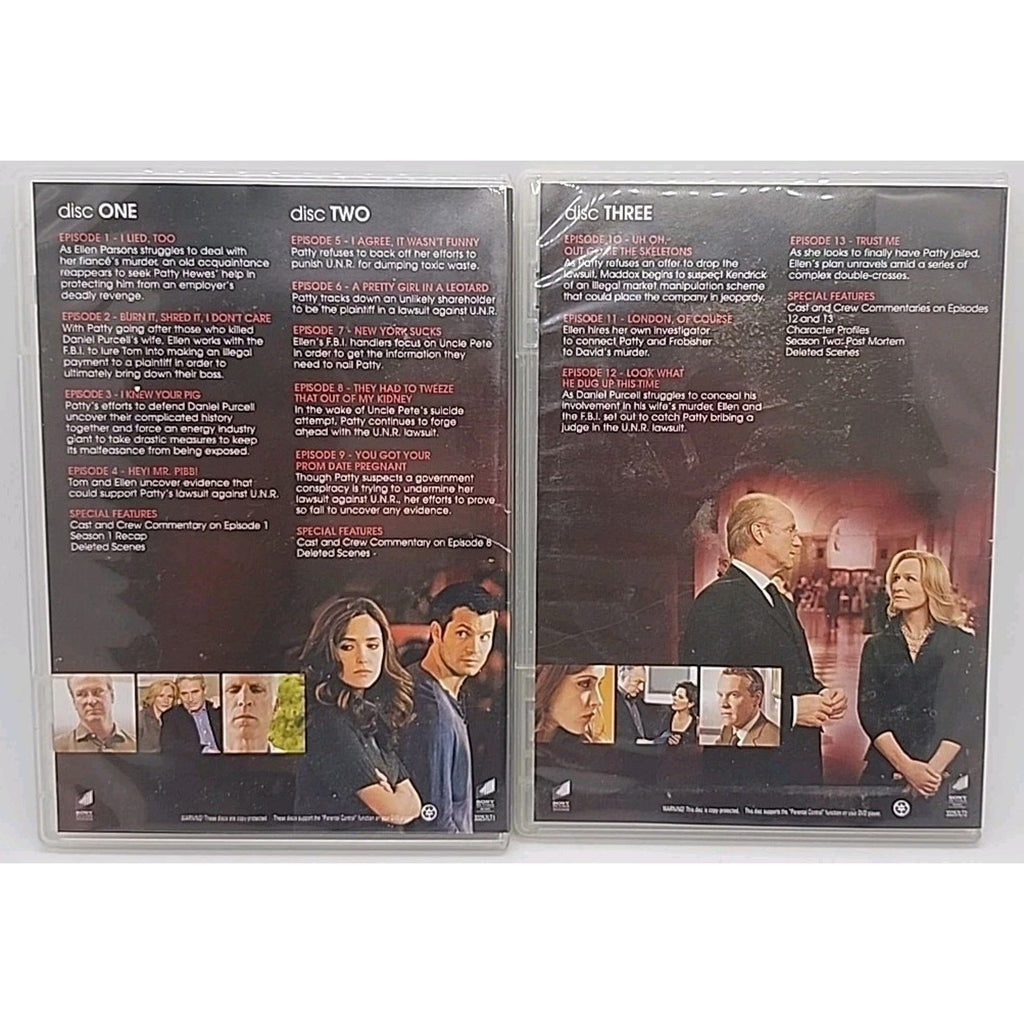 Damages: The Complete Second Season (DVD, 2010, 3-Disc Set)