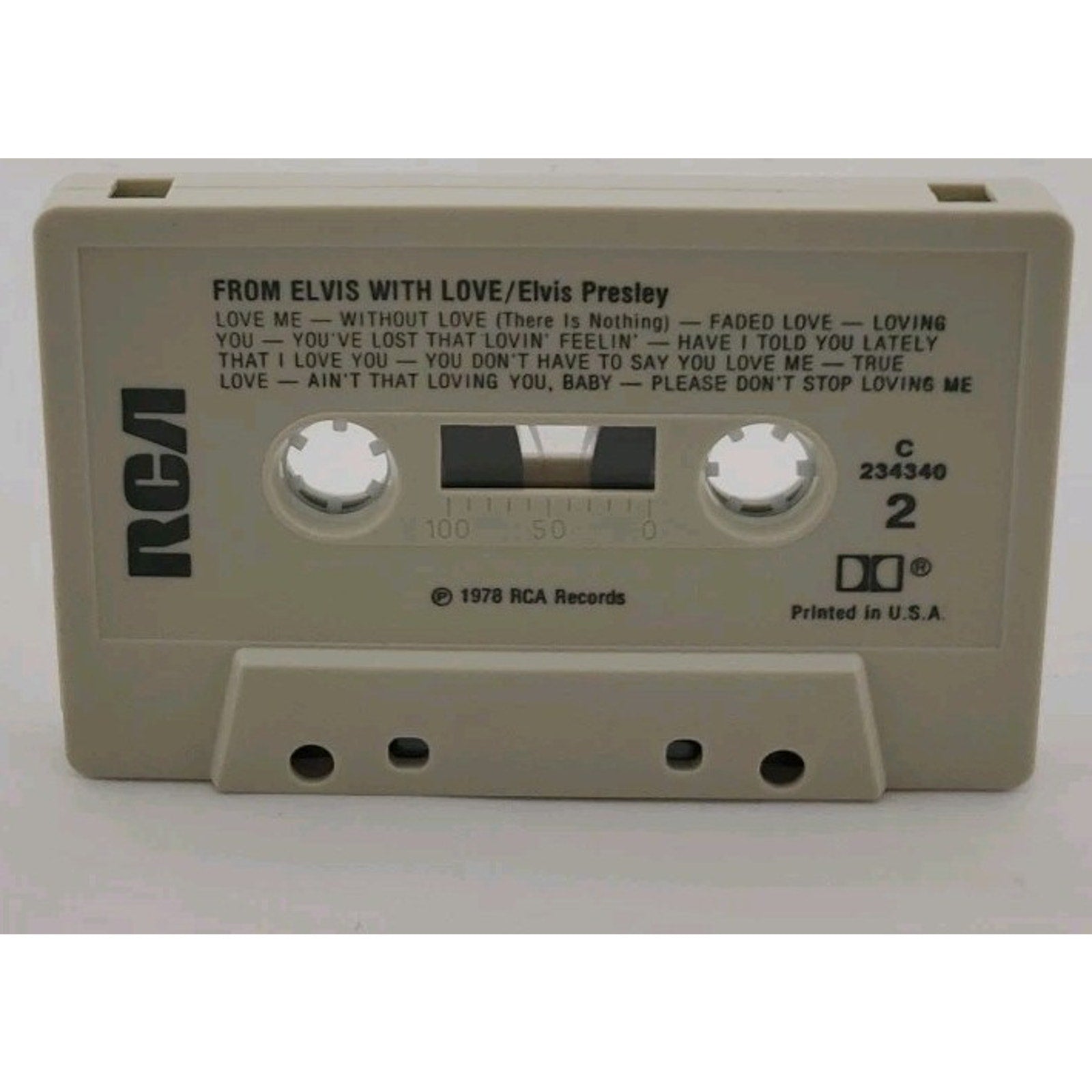 From Elvis With Love (Cassette)