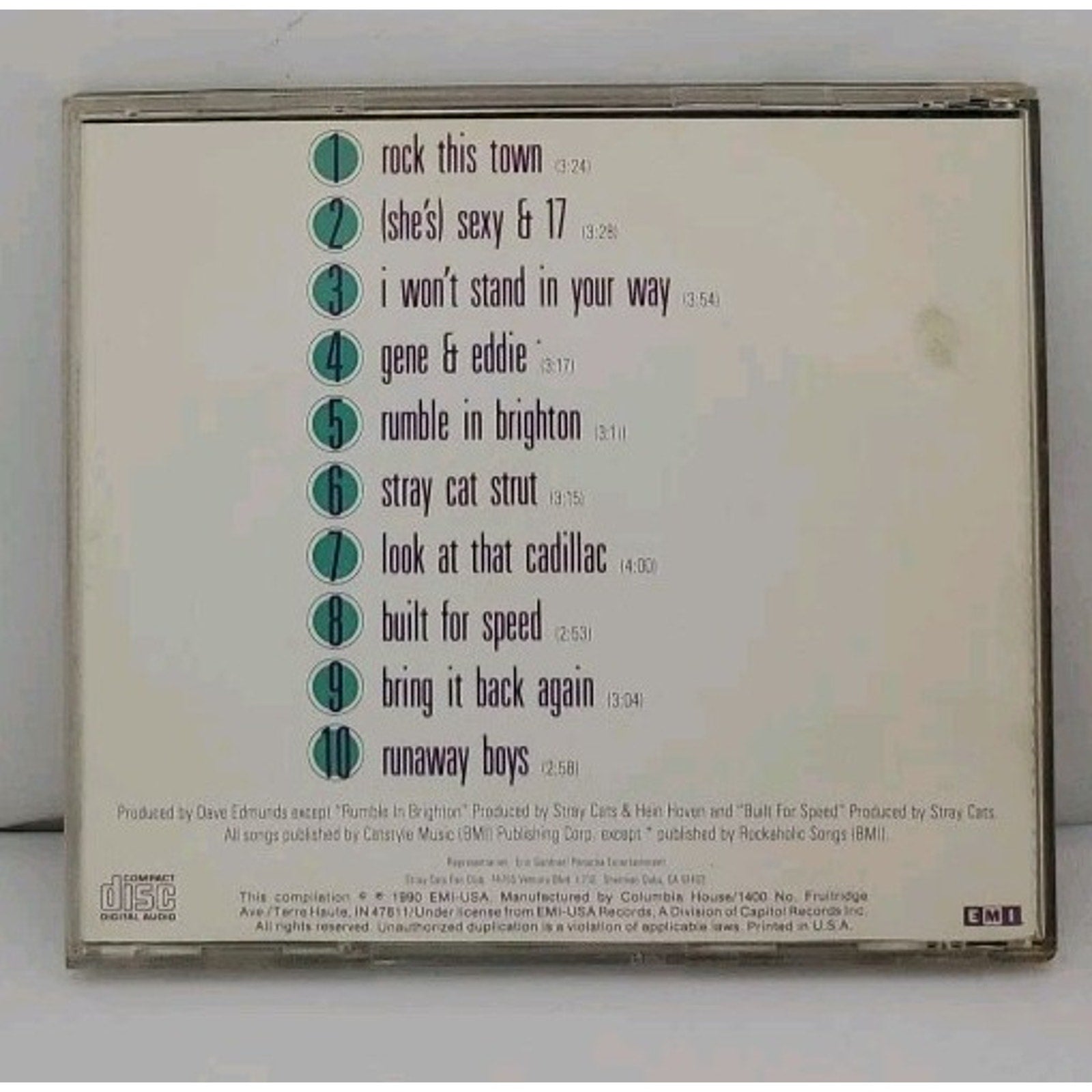 The Best of the Stray Cats: Rock This Town by Stray Cats (CD, Nov-1990)