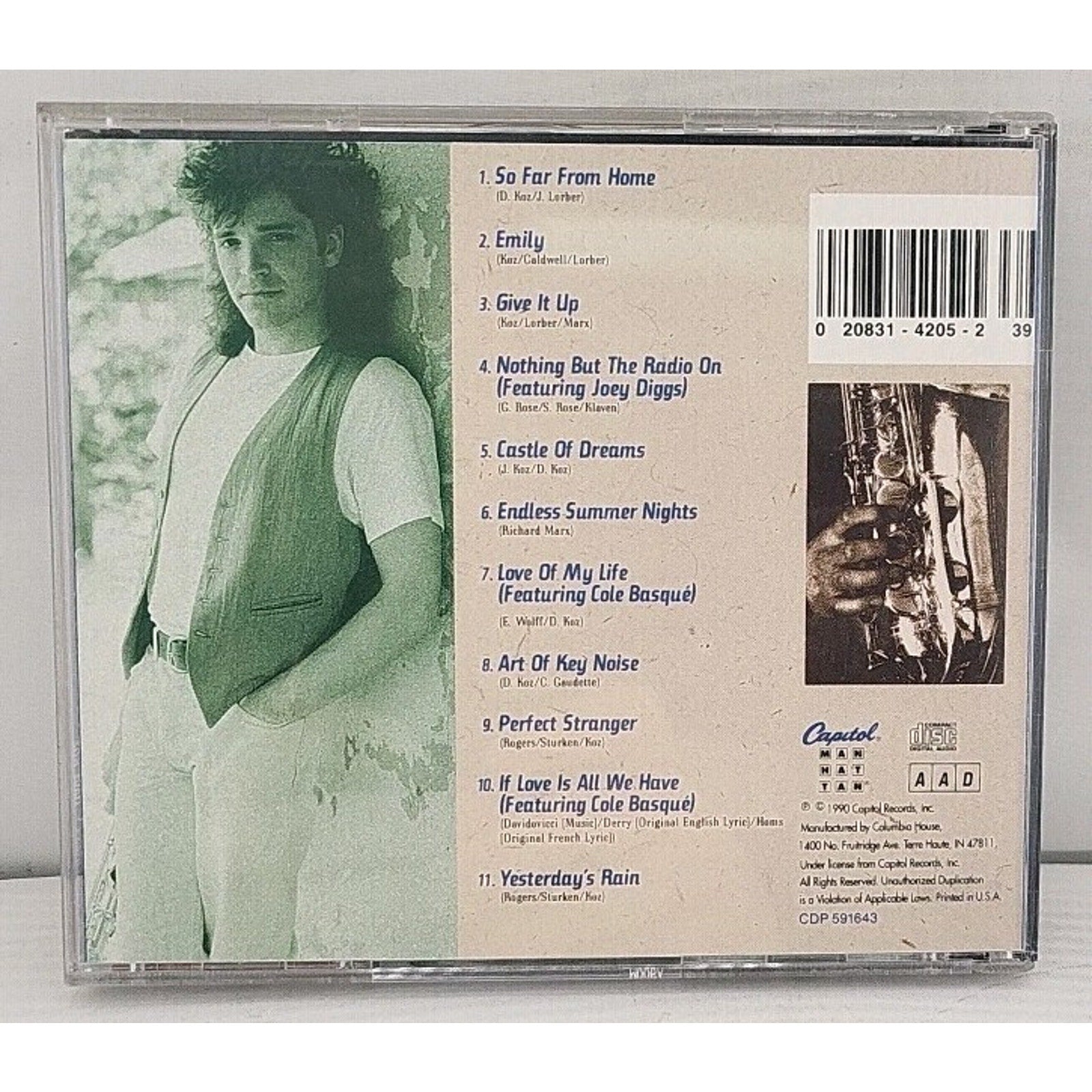 Dave Koz by Dave Koz (CD, 1990, EMI Music Distribution)