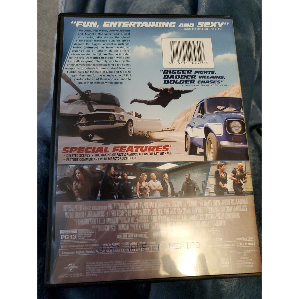 Fast Furious 6 (DVD, 2013)