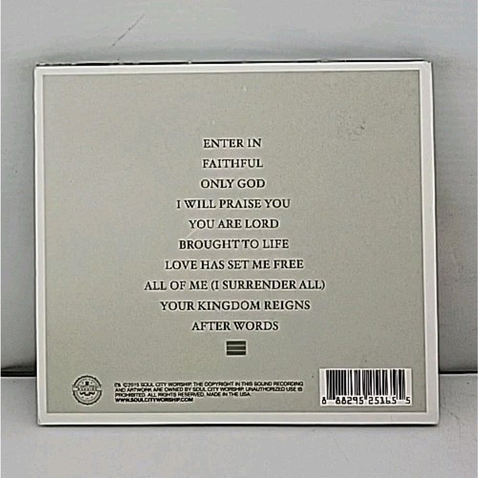 Only God - Soul City Worship CD