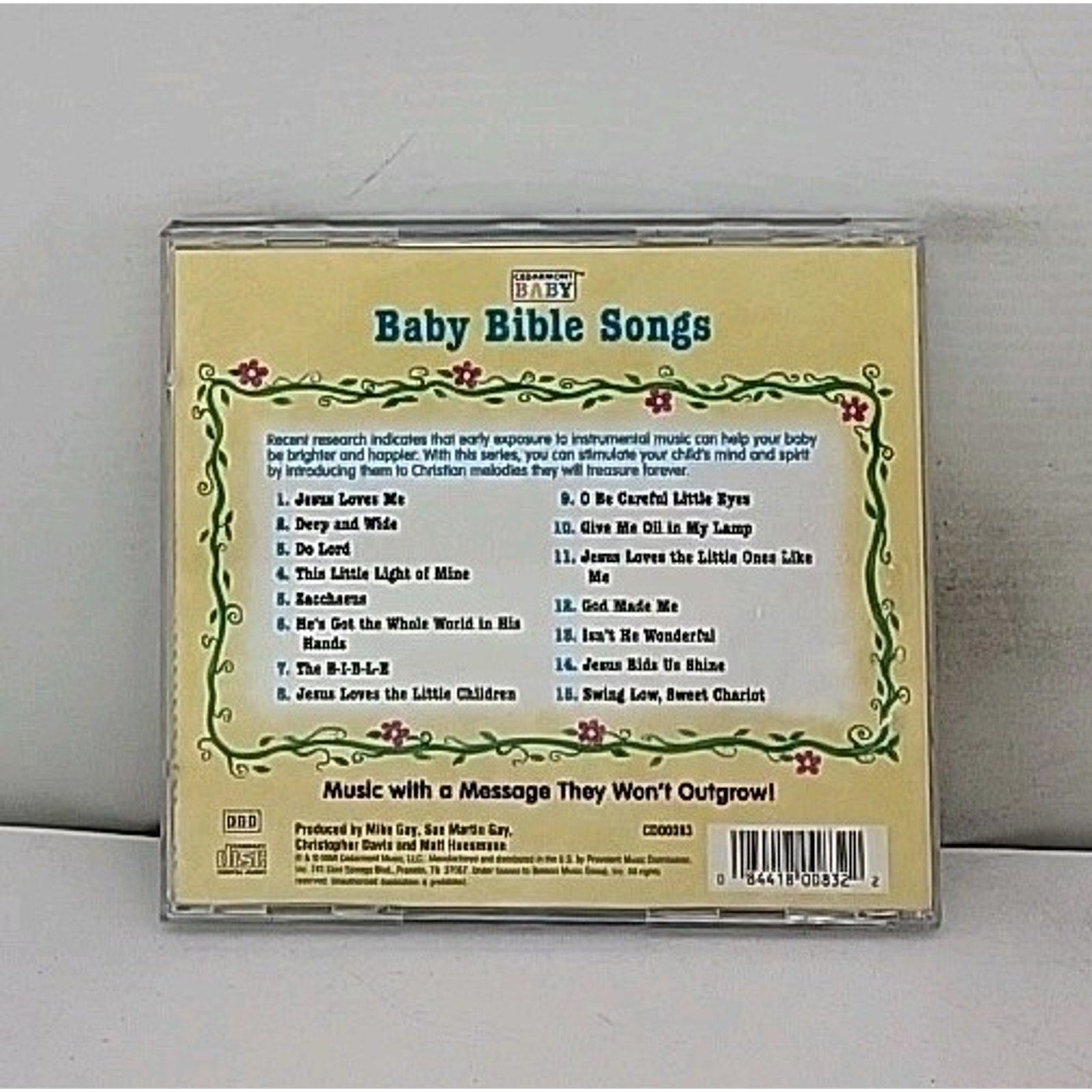 Baby Bible Songs by Cedarmont Baby (CD, 2004)